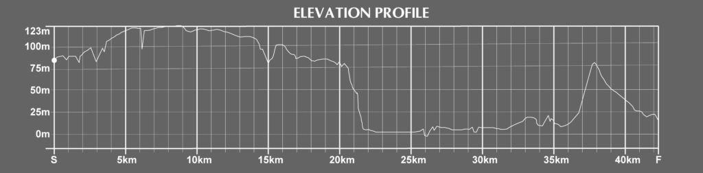 elevation of the san diego marathon